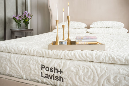 2" Natural Rubber Pillow Top Mattress Topper