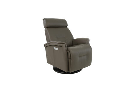 211216P Large Swing Relaxer with Power Headrest and Lumbar - Motorized