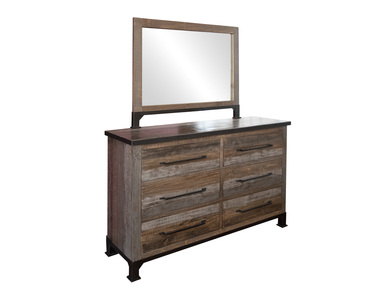IFD9771DSR 6 Drawer Dresser "Antique"