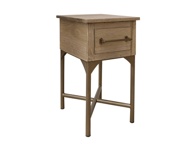 IFD4531CST Metal Base Chairside Table "Bernabe"