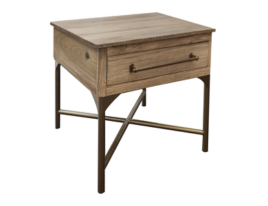 IFD4531END Metal Base End Table "Bernabe"