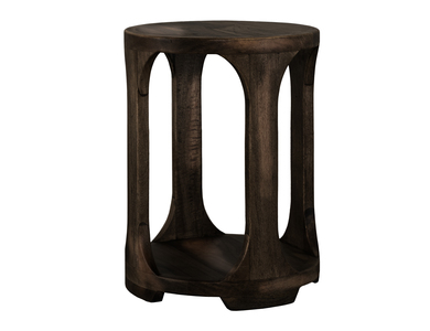 IFD4422CST 1 Shelf, Chairside Table "Black Balam"