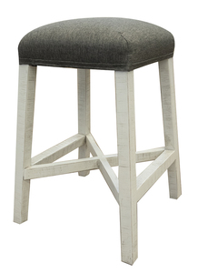 IFD4691STL24 Upholstered Seat 24" Stool "Stone"