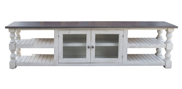 IFD4691STN93 2 Door 93" TV Stand "Stone"
