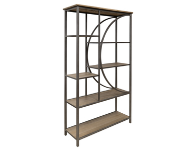 IFD8911BKS 7 Shelves Bookcase "Zandria"