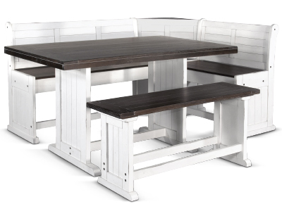 0114EC Carriage House Counter Height Bf Nook Set