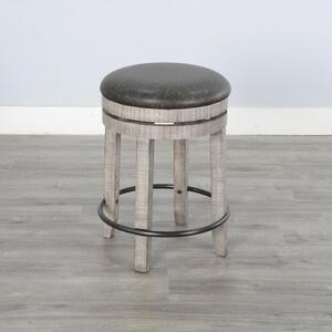 1624AG-24 24"H Swivel Stool, Cushion Seat