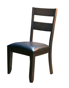 MRPWG255K Ladderback Side Chr, Uph. Seat - Warm Gray Finish