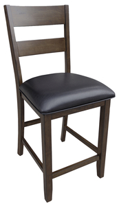 MRPWG355K Ladderback Uph Counter Stool - Warm Gray Finish