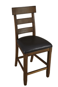 OZAMA345K Plank Uph Counter Stool - Mango Finish