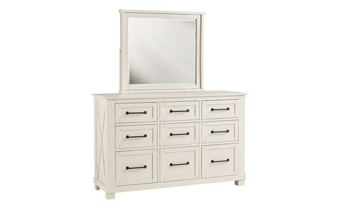 SUVWT5510 9-Drw Dresser - White Finish