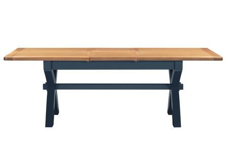 X Leg Dining Table Ext 1800mm Dark Only