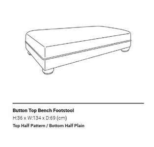 Victoria Button Top Footstool