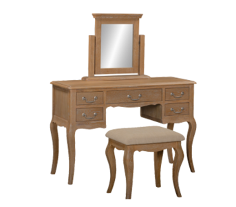 Philippe Vanity Unit - Dressing Table, Mirror & Stool