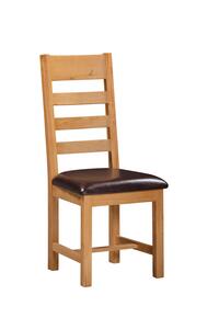 Ladder Back Padded Chair