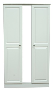 2 Door Hanging + Mirror 1000Mm Wide Robe