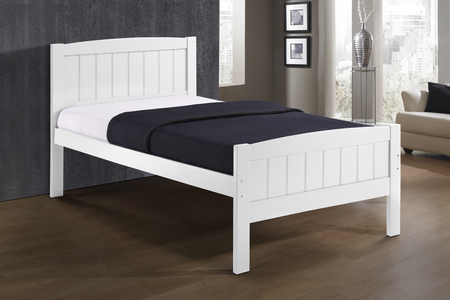 3' Bed White