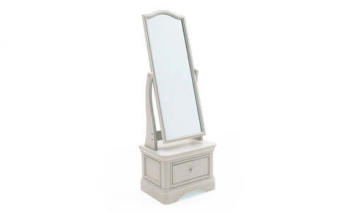 Mab-424-BN Cheval Mirror - Bone (Nett)