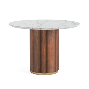 Round Dining Table - Marble Top
