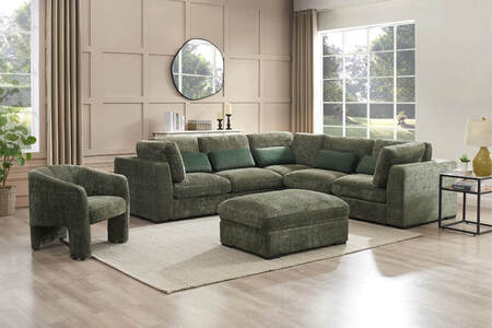 humphrey corner sectional green