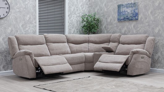 Lorenza Electric Corner Champagne