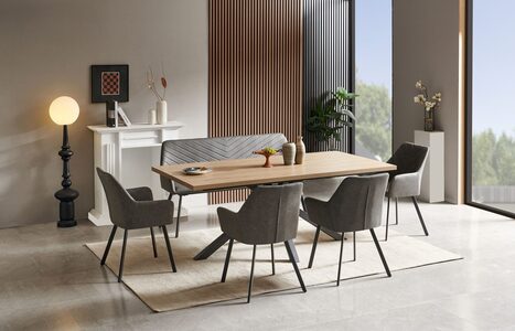 Chrissie Dining set grey