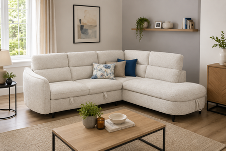quincey corner sofa bed