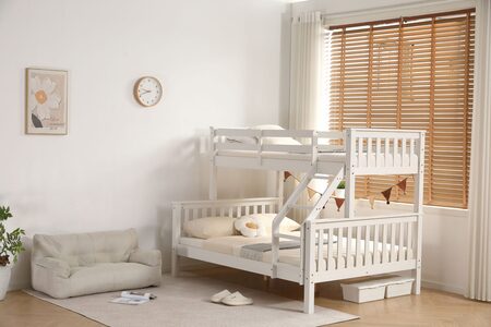 titan white bunk bed