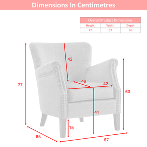 harlow deep ocean accent chair