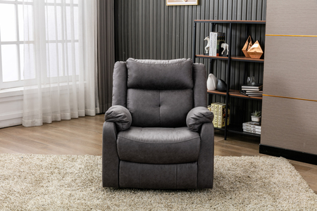 1R - 1 Seater Manual Reclining - Chestnut