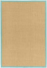 GRV006022 Sisal Linen Rug In Blue 68x240cm