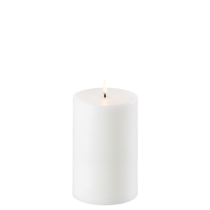 Nordic White Pillar Candle 10 X 15cm