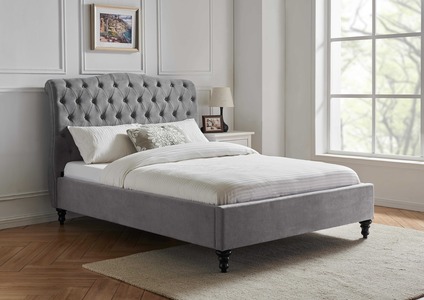 GRVGT9512 LB60 ROSA Capricorn Bed In Light Grey