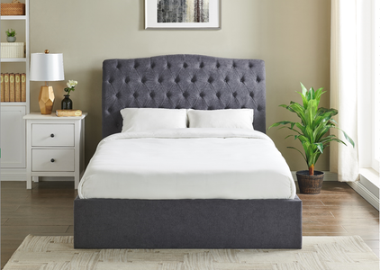 GRVGT9523 LB61 ROSA Capricorn Storage Bed In Dark Grey