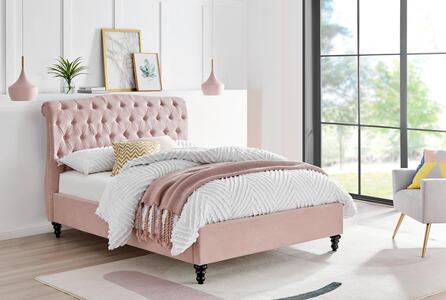 ROSA LB60 PINK 4'6ft Capricorn Bed In Pink