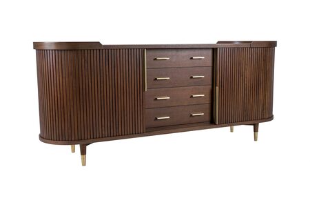 PRES121WALNUT 200Cm Walnut Sideboard