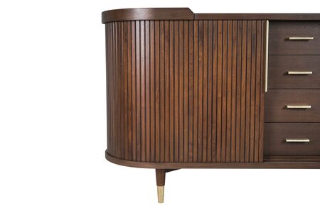PRES121WALNUT 200Cm Walnut Sideboard