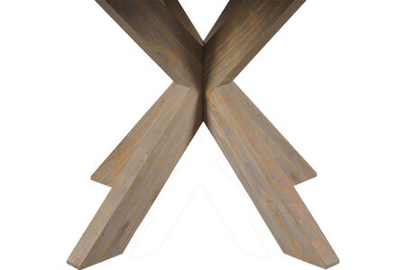 PRES48 120Cm Preston Round Oak Dining Table