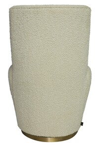 LUCCA210 Swivel Dining Chair Boucle Fabric