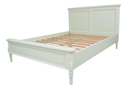VAN21 4Ft 6" Vanessa Bed Frame Lime White