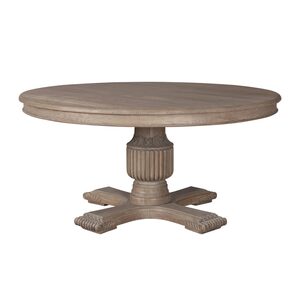 SOF015RB 160Cm Round Dining Table Rustic Brown