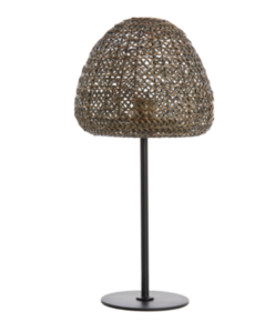 8055618 Antique Bronze & Matt Black Table Lamp