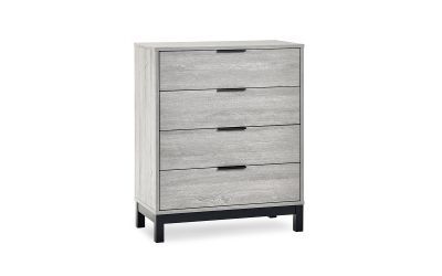 BAL103 4 Drawer Chest - Grey Oak