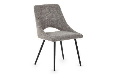 IRI002 Boucle Dining Chair - Grey