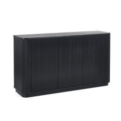 LOU011 Black Fluted Sideboard