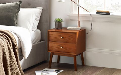 LOW051 2 Drawer Bedside