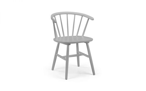 MOD303 Curved Back Dining Chair - Grey