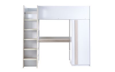 OCE001 Highsleeper Pale Wood & White