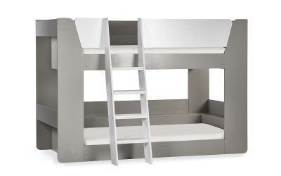 PAR202 Bunk Bed Taupe & White