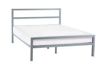 SOT003 Metal Bed 135Cm - Silver